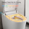 Smart Toilet with Built-In Bidet, Heated Seat & Automatic Lid – Modern One-Piece Design