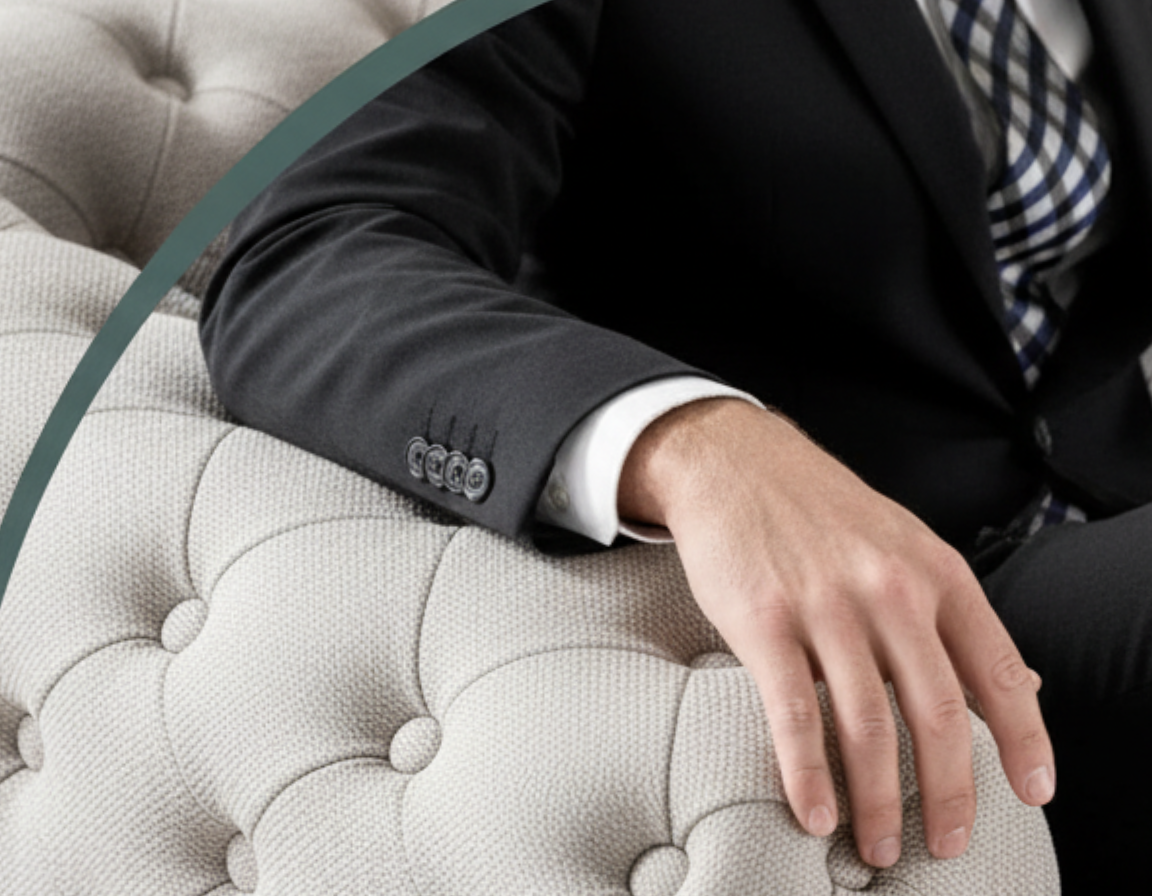 Modern 3-Seater Tufted Sofa with Thick Armrests and Cushions – Gray or Light Beige