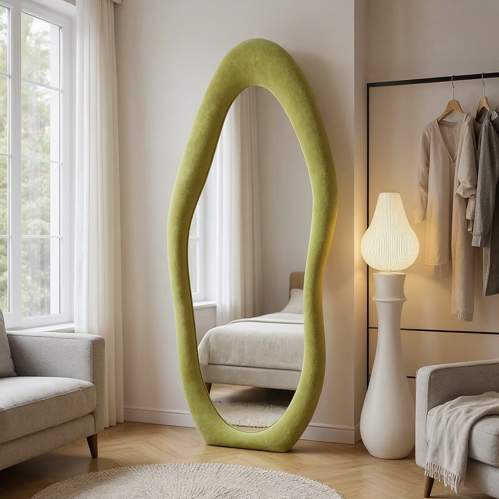 Wavy Full Length Floor Mirror 63