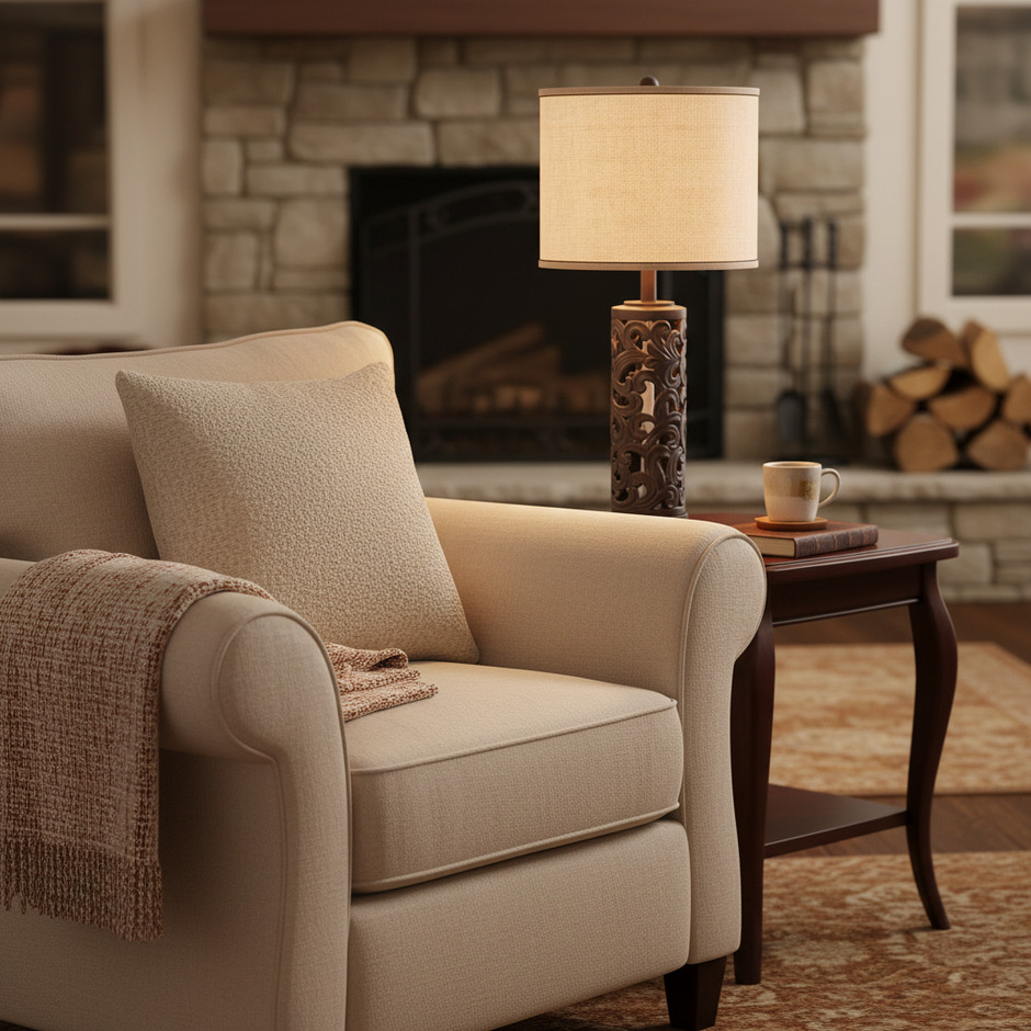 Set of 2 Modern Ceramic Table Lamps with USB/USB-C Charging Ports – 28