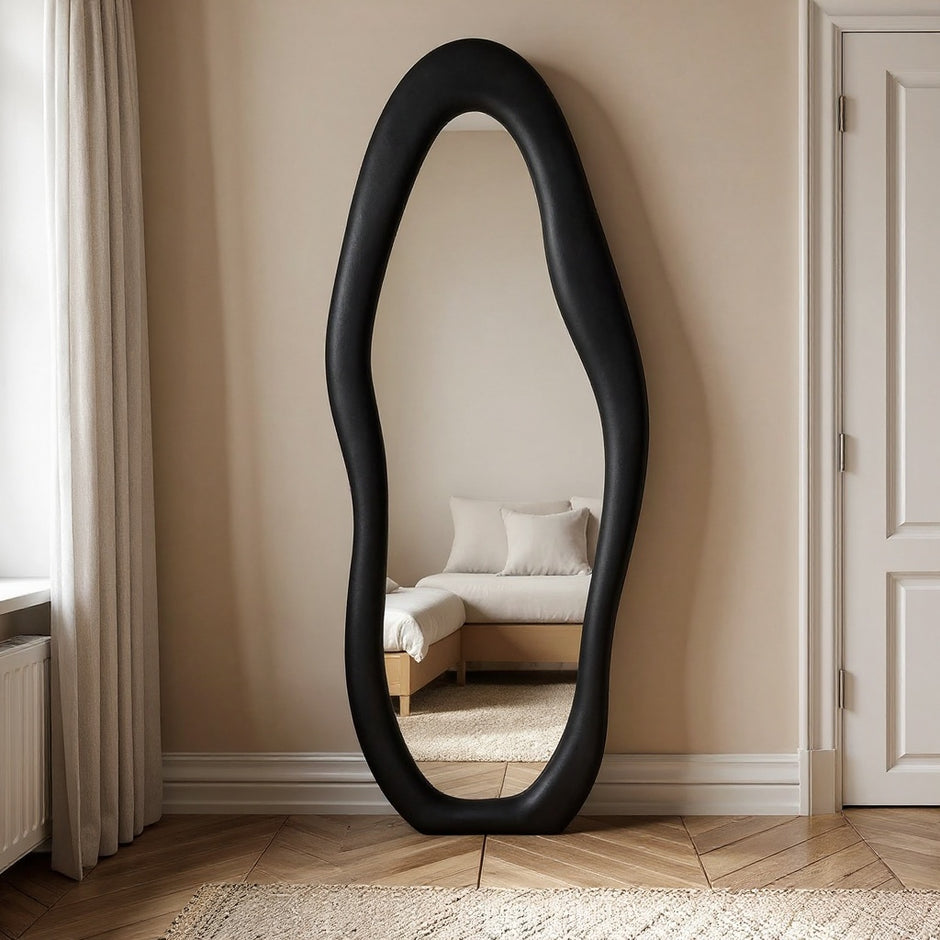 Wavy Full Length Floor Mirror 63