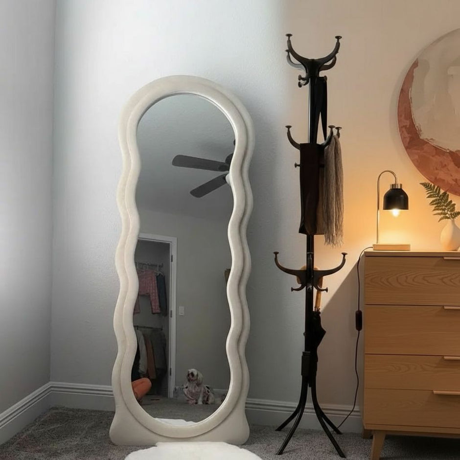Wavy Arched Full-Length Mirror – 63