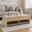 Modern Coffee Table with Storage Drawers, 43