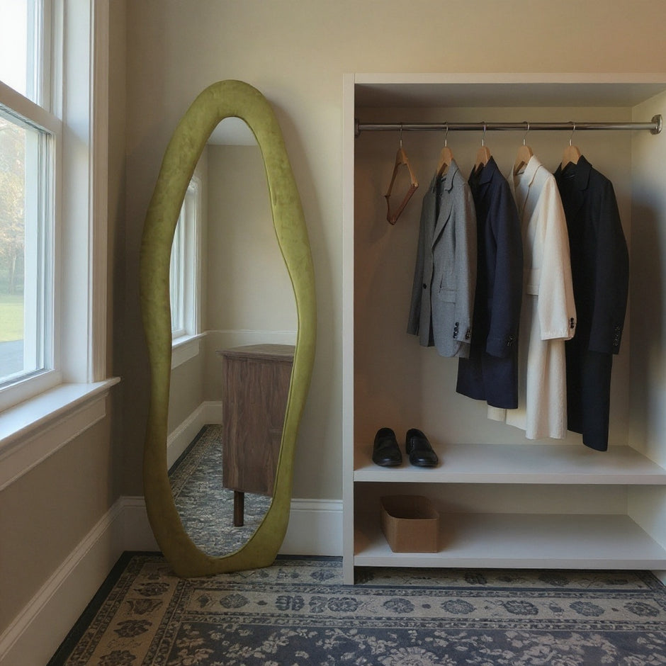 Wavy Full Length Floor Mirror 63