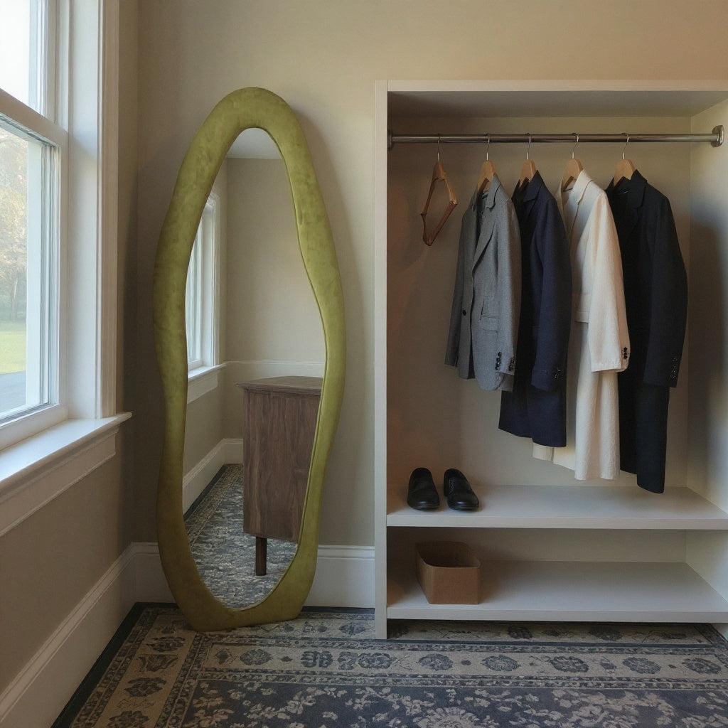 Wavy Full Length Floor Mirror 63