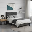 Diamond Tufted Upholstered Bed Frame – Twin Size