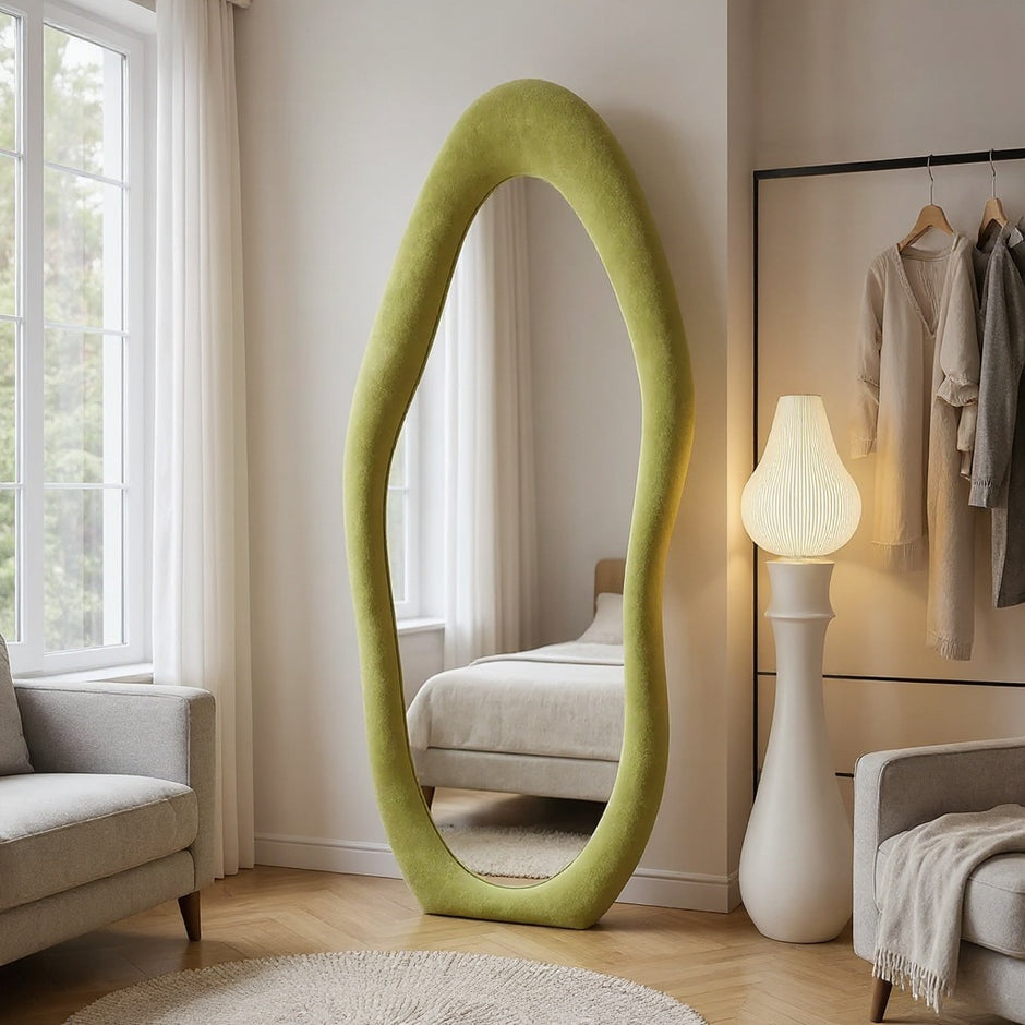 Wavy Full Length Floor Mirror 63