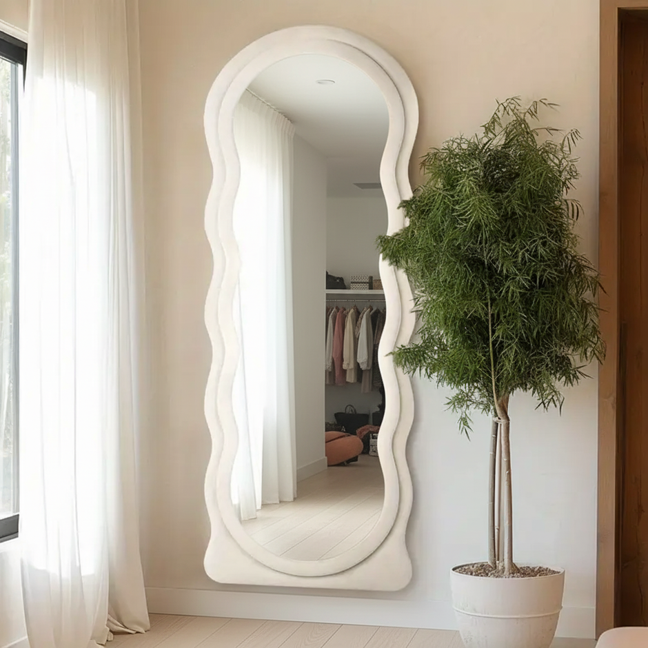 Wavy Arched Full-Length Mirror – 63